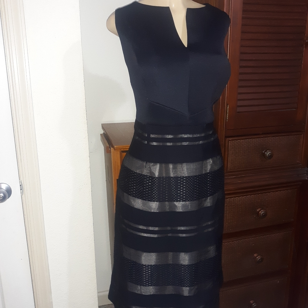 ADRIANNA PAPELL BLACK DRESS SZ 18W